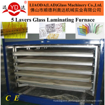 CE Hot Product 5 Layers Glass Lamimated Furnace Machine